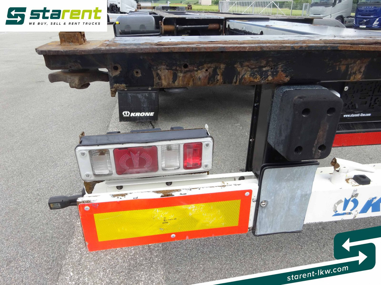 Xe chở container/ Sơ mi rơ moóc hoán đổi thân Krone Containerchassis 1x20/2x20/1x40/1x45, Liftachse: hình 20