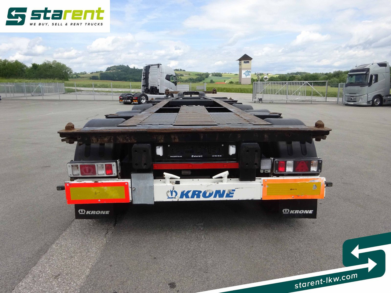 Xe chở container/ Sơ mi rơ moóc hoán đổi thân Krone Containerchassis 1x20/2x20/1x40/1x45, Liftachse: hình 6
