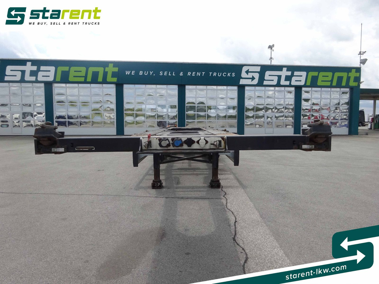 Krone Containerchassis 1x20/2x20/1x40/1x45, Liftachse - Xe chở container/ Sơ mi rơ moóc hoán đổi thân: hình 2 Krone Containerchassis 1x20/2x20/1x40/1x45, Liftachse - Xe chở container/ Sơ mi rơ moóc hoán đổi thân: hình 2