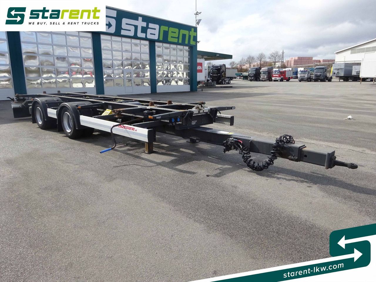 Krone Jumbotandemlafette, BDF Wechselrahmen - Xe chở container/ Rơ moóc hoán đổi thân: hình 3 Krone Jumbotandemlafette, BDF Wechselrahmen - Xe chở container/ Rơ moóc hoán đổi thân: hình 3