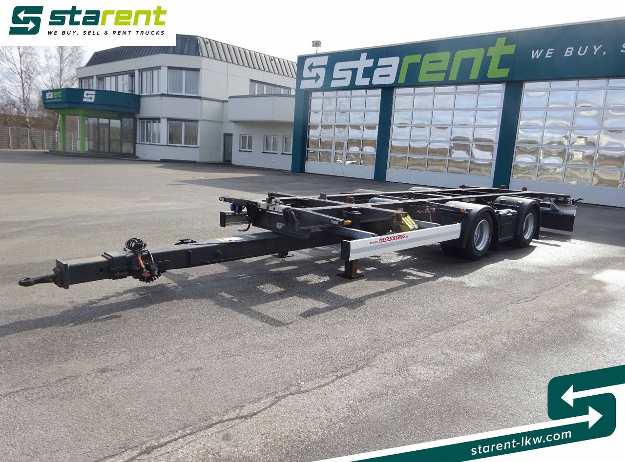 Krone Jumbotandemlafette, BDF Wechselrahmen - Xe chở container/ Rơ moóc hoán đổi thân: hình 1 Krone Jumbotandemlafette, BDF Wechselrahmen - Xe chở container/ Rơ moóc hoán đổi thân: hình 1