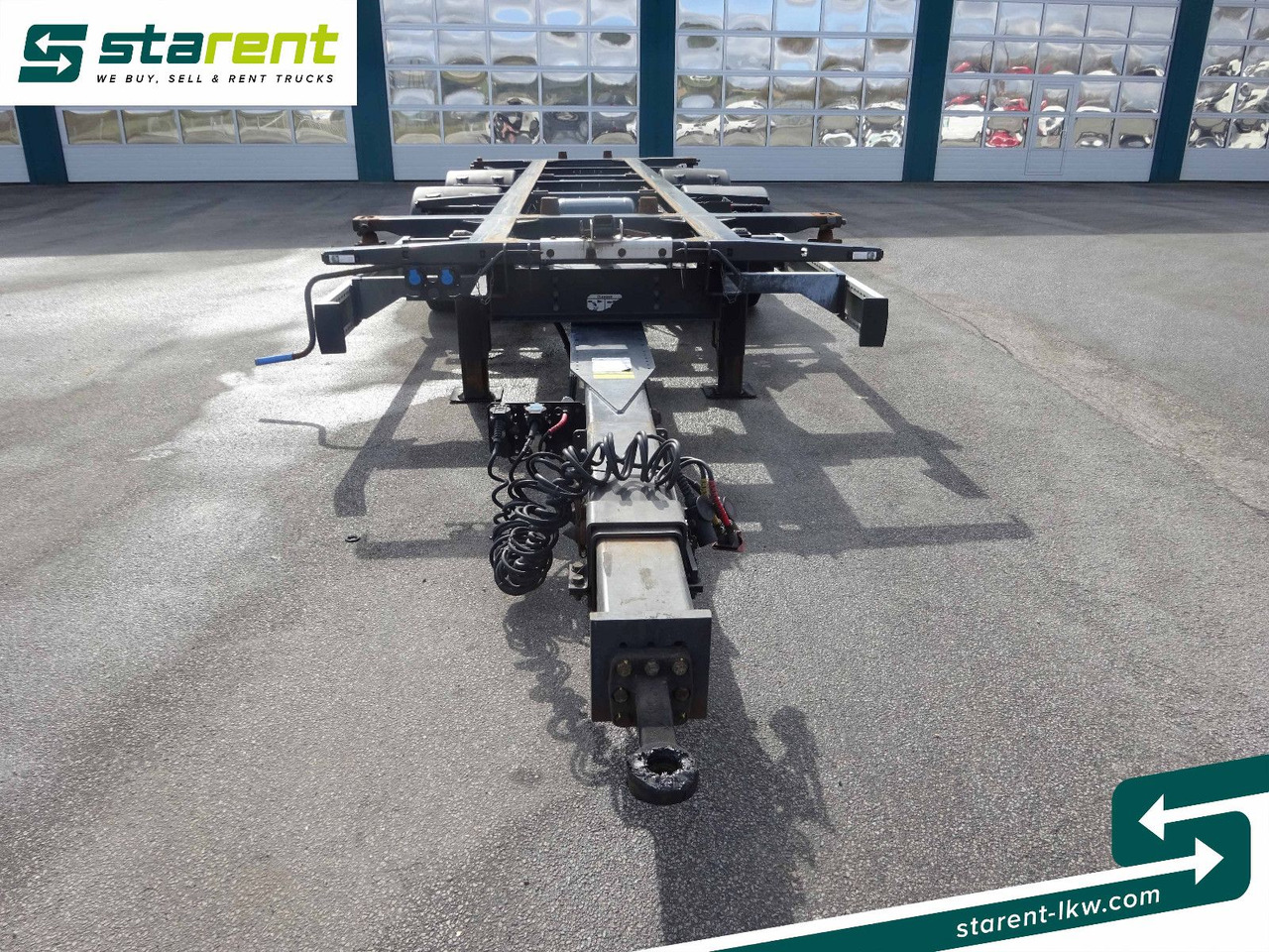 Krone Jumbotandemlafette, BDF Wechselrahmen - Xe chở container/ Rơ moóc hoán đổi thân: hình 2 Krone Jumbotandemlafette, BDF Wechselrahmen - Xe chở container/ Rơ moóc hoán đổi thân: hình 2
