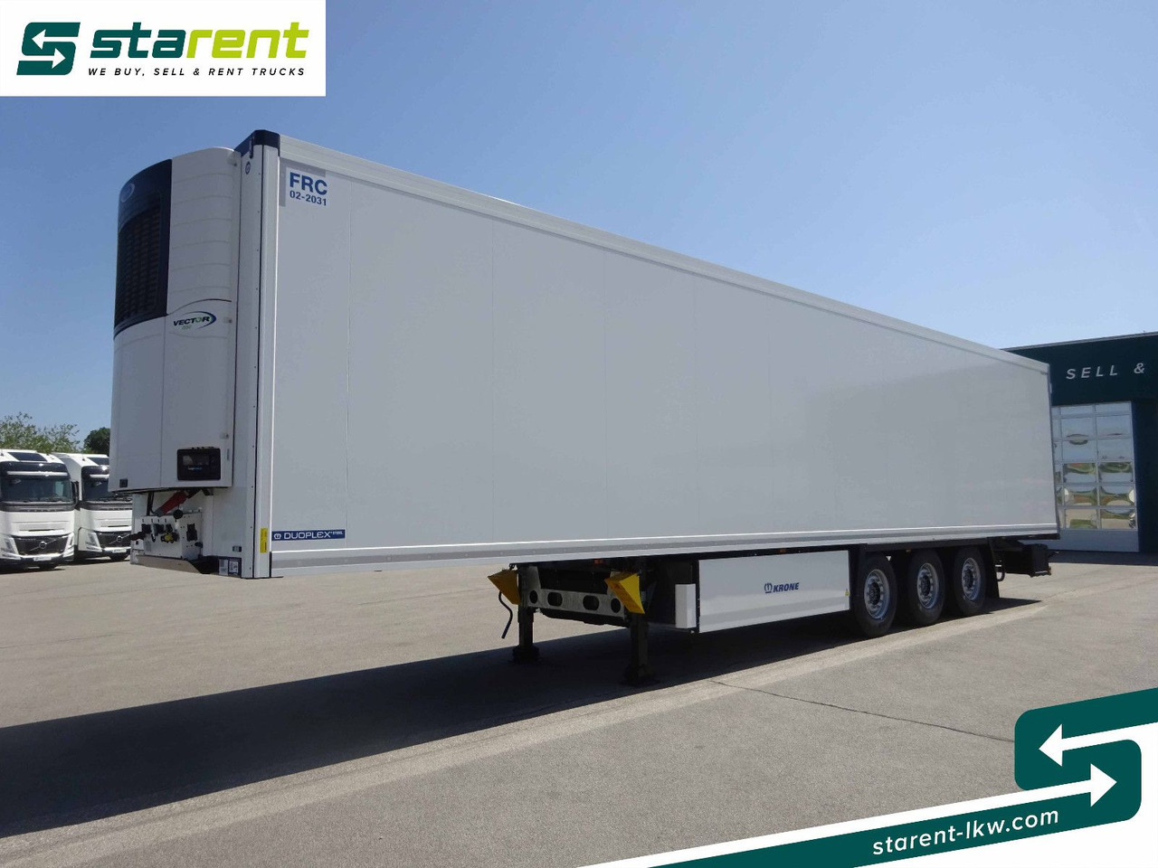 Krone Tiefkühler Carrier Vector 1550, Liftachse - Sơ mi rơ moóc hộp kín: hình 1 Krone Tiefkühler Carrier Vector 1550, Liftachse - Sơ mi rơ moóc hộp kín: hình 1