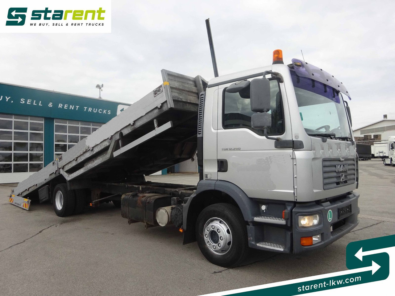 MAN TGM 12.280, Fahrzeugtransporter, kippbar MAN TGM 12.280, Fahrzeugtransporter, kippbar - Xe tải kéo: hình 2 MAN TGM 12.280, Fahrzeugtransporter, kippbar MAN TGM 12.280, Fahrzeugtransporter, kippbar - Xe tải kéo: hình 2