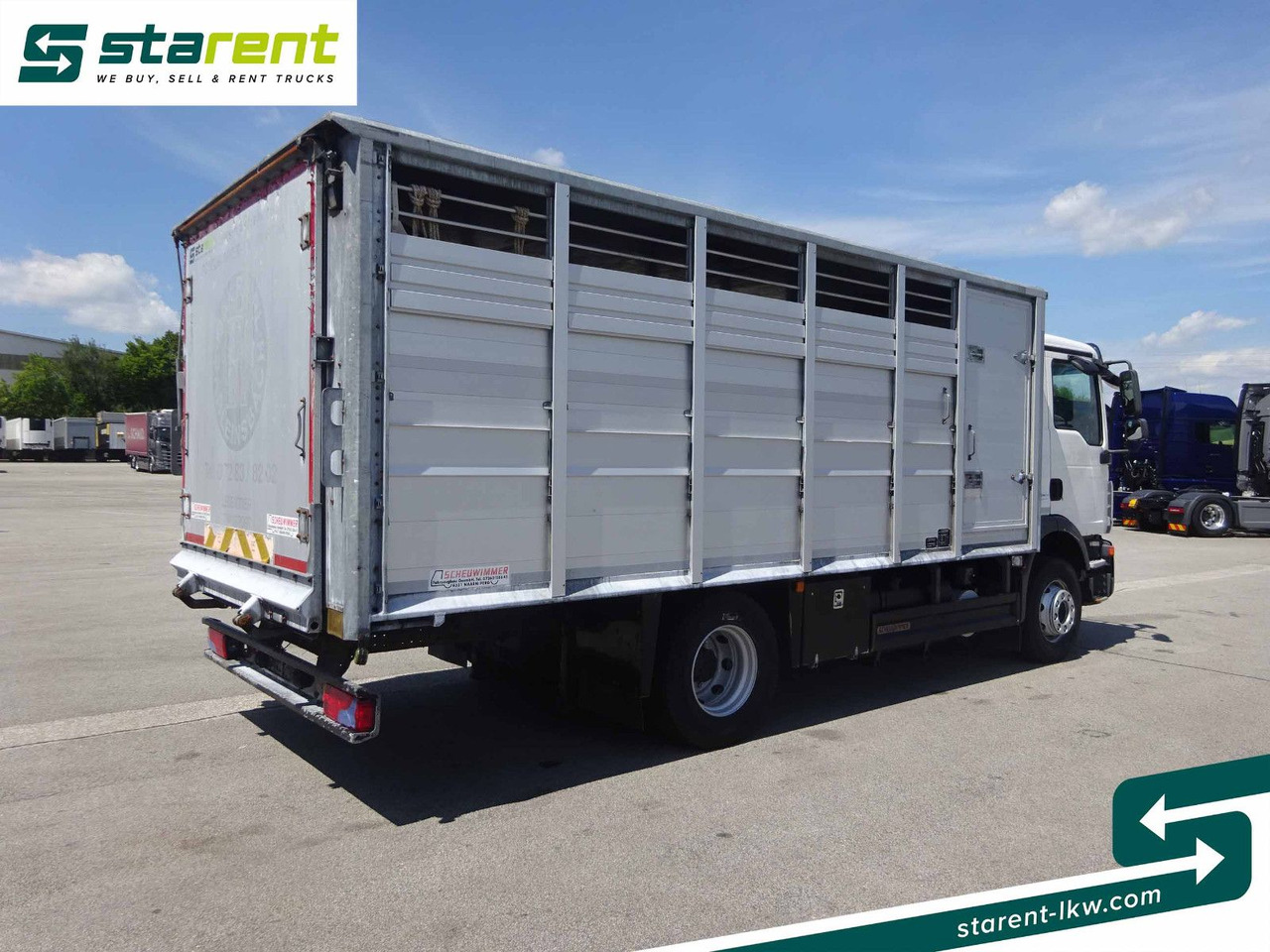 MAN TGM 15.290 Viehtransporter, Scheuwimmer Aufbau - Xe tải chở ngựa: hình 5 MAN TGM 15.290 Viehtransporter, Scheuwimmer Aufbau - Xe tải chở ngựa: hình 5