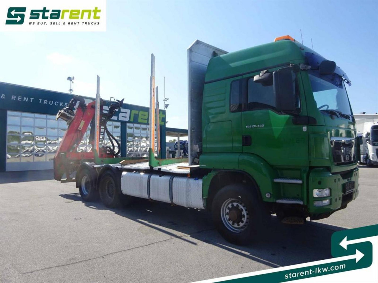 MAN TGS 26.480 6x6 Holzaufbau mit Kran, Palfinger 120Z - Xe chở gỗ: hình 3 MAN TGS 26.480 6x6 Holzaufbau mit Kran, Palfinger 120Z - Xe chở gỗ: hình 3