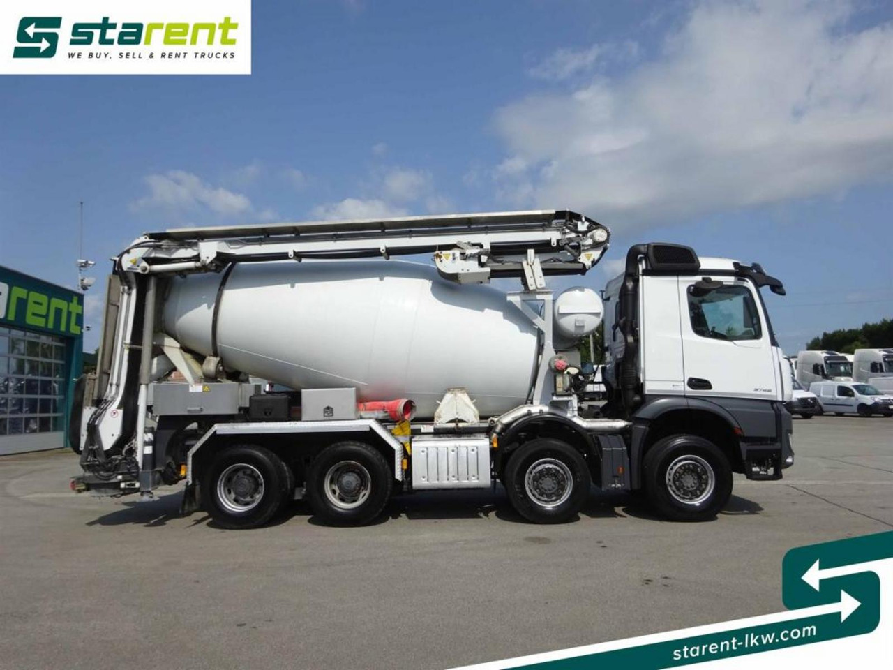 Mercedes Benz Arocs 3748 8x4 Liebherr Betonmischer + Förderband - Xe trộn bê tông: hình 4 Mercedes Benz Arocs 3748 8x4 Liebherr Betonmischer + Förderband - Xe trộn bê tông: hình 4