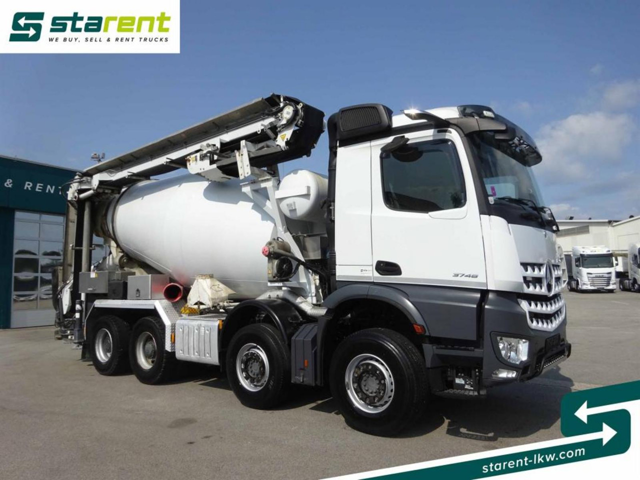 Mercedes Benz Arocs 3748 8x4 Liebherr Betonmischer + Förderband - Xe trộn bê tông: hình 3 Mercedes Benz Arocs 3748 8x4 Liebherr Betonmischer + Förderband - Xe trộn bê tông: hình 3