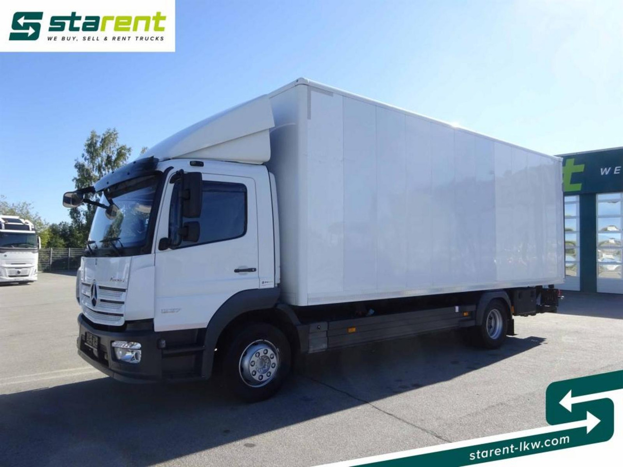 Mercedes Benz Atego 1227 Koffer Ladebordwand 1500 Kg Seitentür - Xe tải hộp: hình 1 Mercedes Benz Atego 1227 Koffer Ladebordwand 1500 Kg Seitentür - Xe tải hộp: hình 1