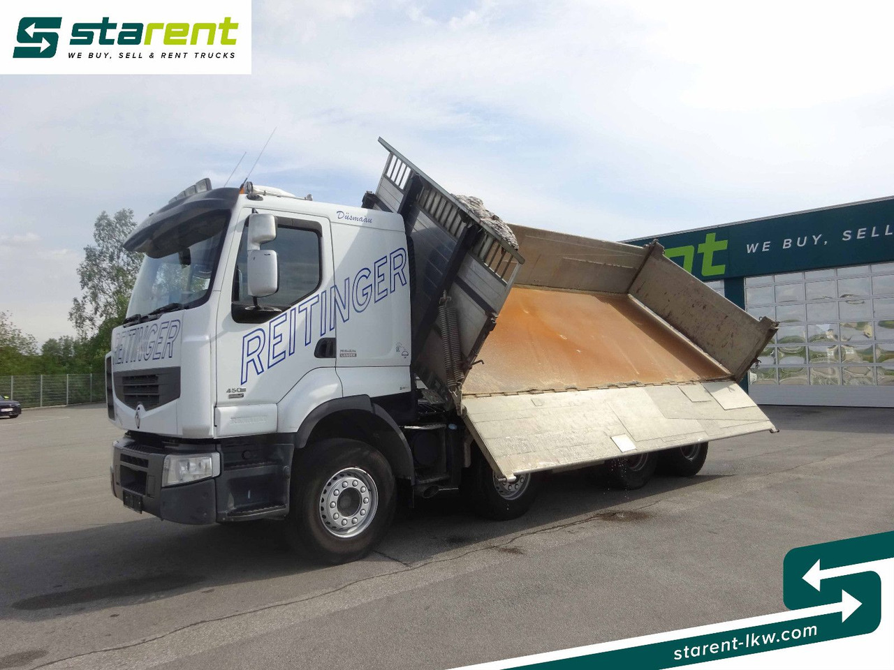 Renault Premium 450 DXi, 8x4, 3 Seitenkipper, Standklima - Xe ben: hình 1 Renault Premium 450 DXi, 8x4, 3 Seitenkipper, Standklima - Xe ben: hình 1