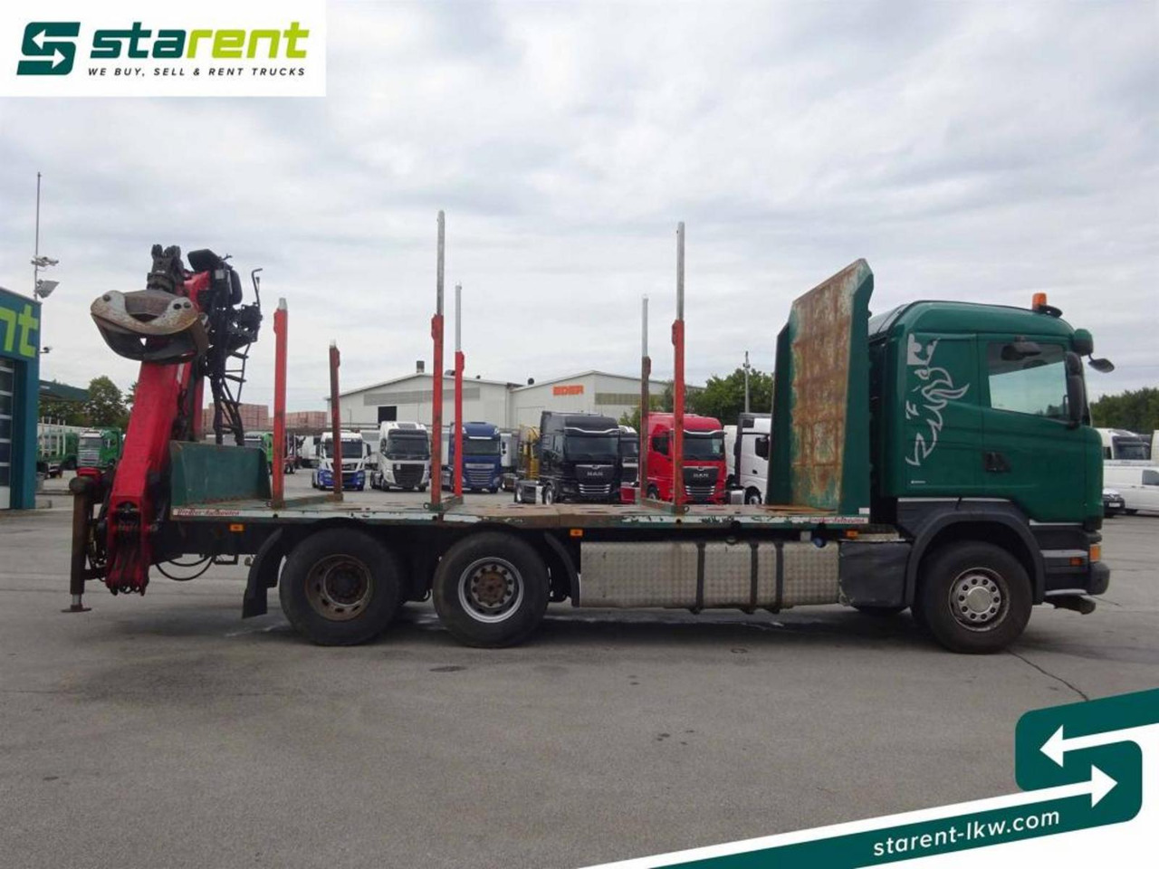 Scania R490 Holzaufbau mit Kran, Schaltgetriebe, MOTORPRO - Xe chở gỗ: hình 4 Scania R490 Holzaufbau mit Kran, Schaltgetriebe, MOTORPRO - Xe chở gỗ: hình 4