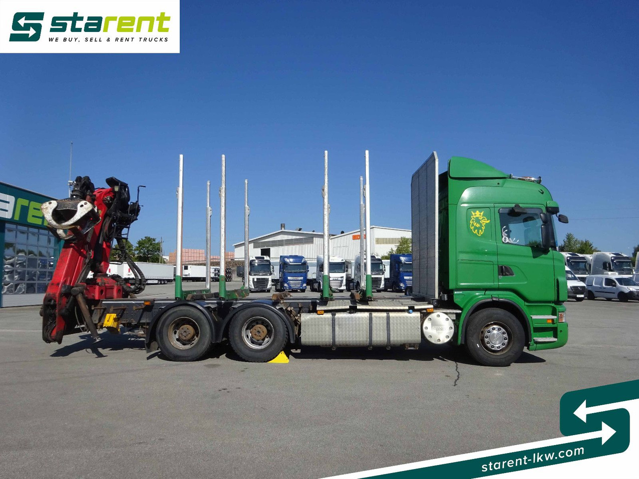 Scania R500 V8 6x4 Holzaufbau mit Kran, MOTORPROBLEM - Xe chở gỗ, Xe cẩu tự hành: hình 4 Scania R500 V8 6x4 Holzaufbau mit Kran, MOTORPROBLEM - Xe chở gỗ, Xe cẩu tự hành: hình 4