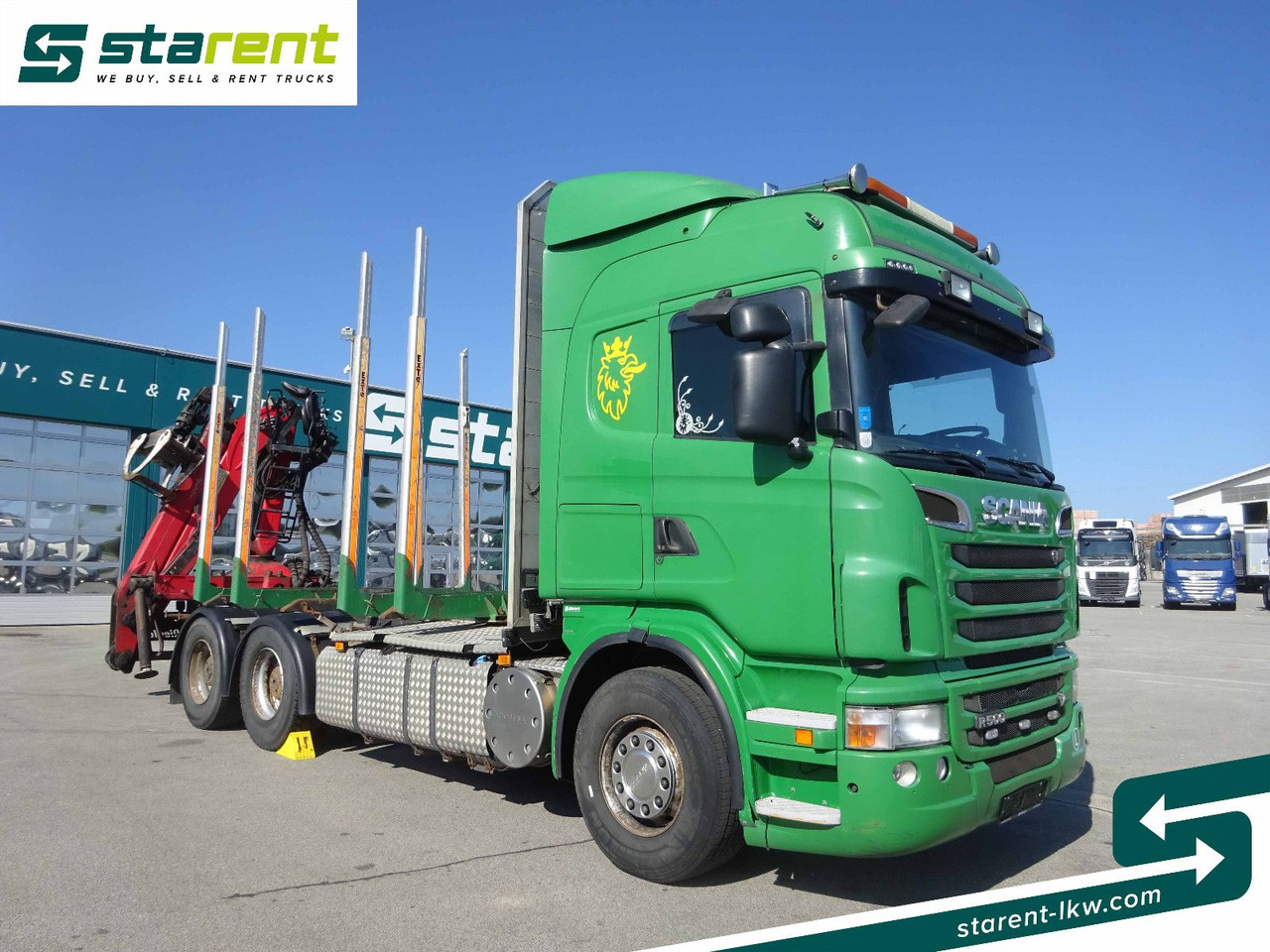 Scania R500 V8 6x4 Holzaufbau mit Kran, MOTORPROBLEM - Xe chở gỗ, Xe cẩu tự hành: hình 3 Scania R500 V8 6x4 Holzaufbau mit Kran, MOTORPROBLEM - Xe chở gỗ, Xe cẩu tự hành: hình 3