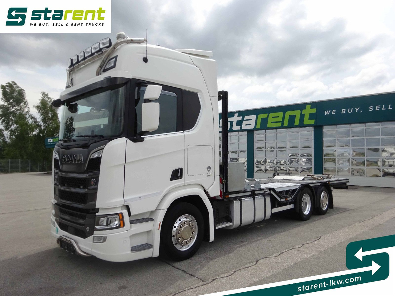 Scania R770 V8 Fahrzeugtransporter, Retarder, Seilwinde - Xe tải thùng lửng/ Phẳng: hình 1 Scania R770 V8 Fahrzeugtransporter, Retarder, Seilwinde - Xe tải thùng lửng/ Phẳng: hình 1