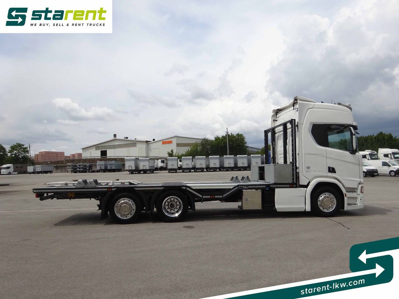 Scania R770 V8 Fahrzeugtransporter, Retarder, Seilwinde - Xe tải thùng lửng/ Phẳng: hình 4 Scania R770 V8 Fahrzeugtransporter, Retarder, Seilwinde - Xe tải thùng lửng/ Phẳng: hình 4