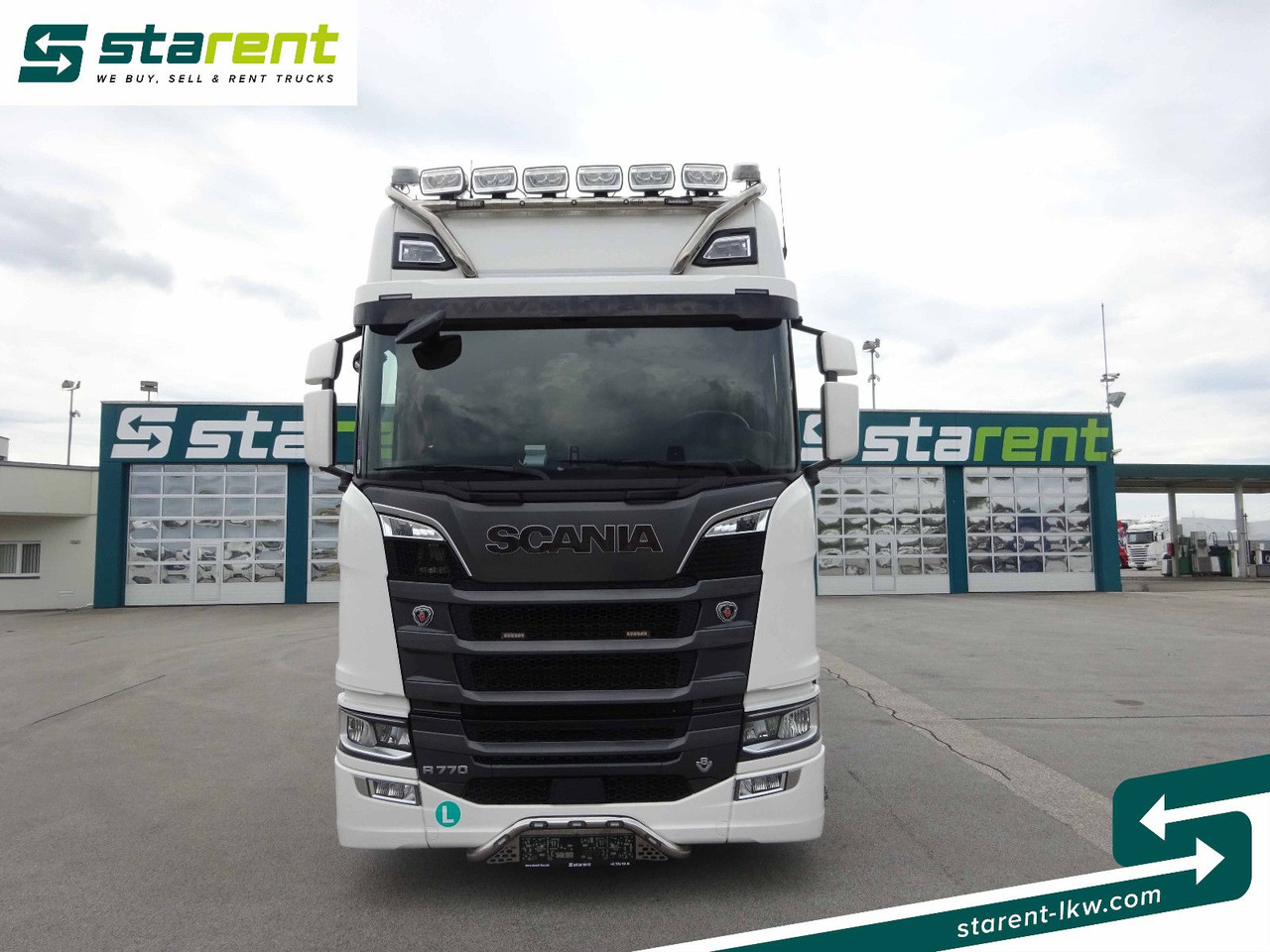 Scania R770 V8 Fahrzeugtransporter + Ziegler Anhänger - Xe tải thùng lửng/ Phẳng: hình 2 Scania R770 V8 Fahrzeugtransporter + Ziegler Anhänger - Xe tải thùng lửng/ Phẳng: hình 2