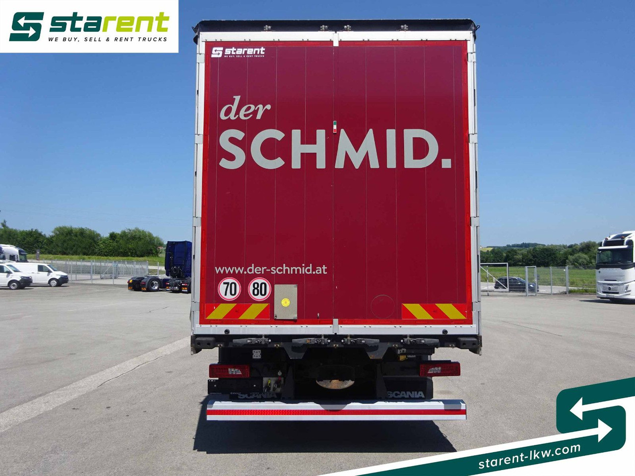 Xe tải thùng mui bạt Scania S500 Planen Aufbau Schwarzmüller 6x2, Standklima: hình 6