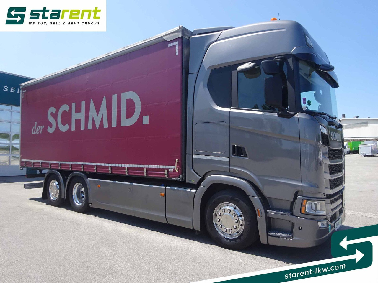 Scania S500 Planen Aufbau Schwarzmüller 6x2, Standklima - Xe tải thùng mui bạt: hình 3 Scania S500 Planen Aufbau Schwarzmüller 6x2, Standklima - Xe tải thùng mui bạt: hình 3