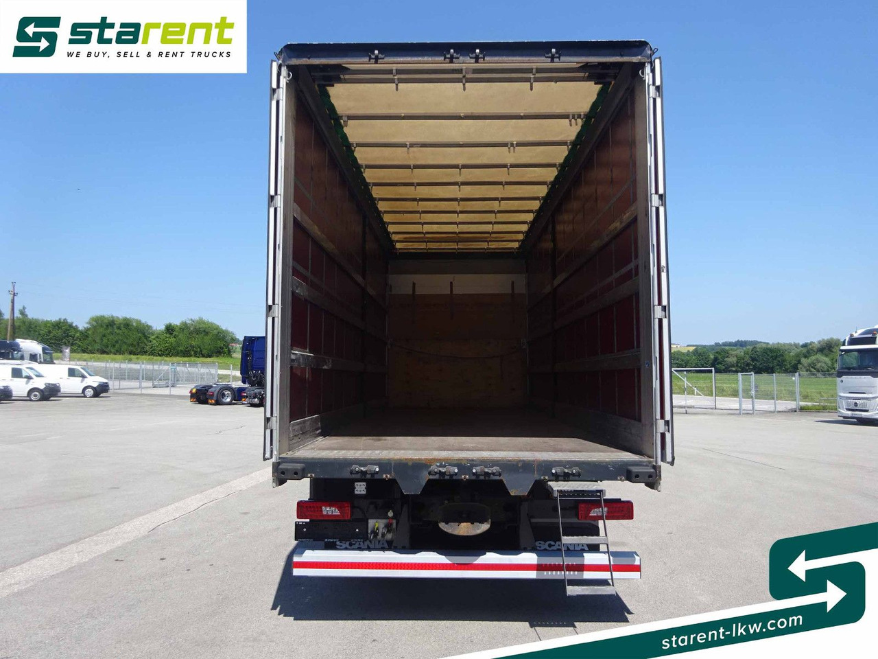 Xe tải thùng mui bạt Scania S500 Planen Aufbau Schwarzmüller 6x2, Standklima: hình 9