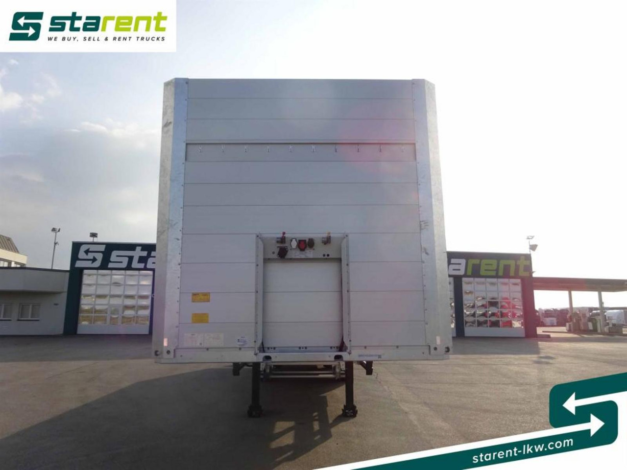 Schmitz Baustofftrailer Liftachse Rungen 80cm Bordwände - Sơ mi rơ moóc thùng lửng/ Phẳng: hình 2 Schmitz Baustofftrailer Liftachse Rungen 80cm Bordwände - Sơ mi rơ moóc thùng lửng/ Phẳng: hình 2