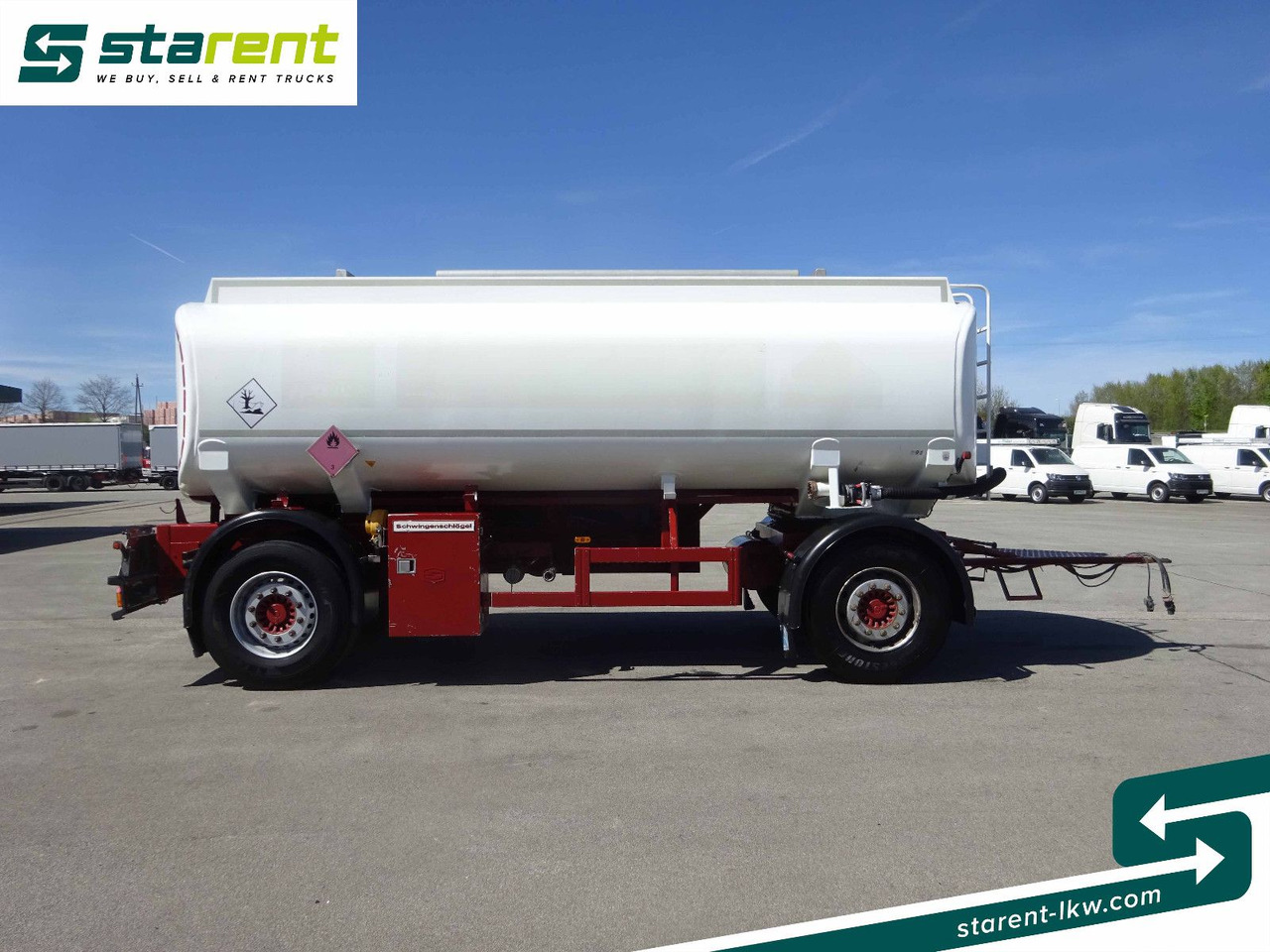 Schwingenschlögel 2-Achs-Tank Anhänger, 3-Kammer - Rơ moóc bồn: hình 4 Schwingenschlögel 2-Achs-Tank Anhänger, 3-Kammer - Rơ moóc bồn: hình 4