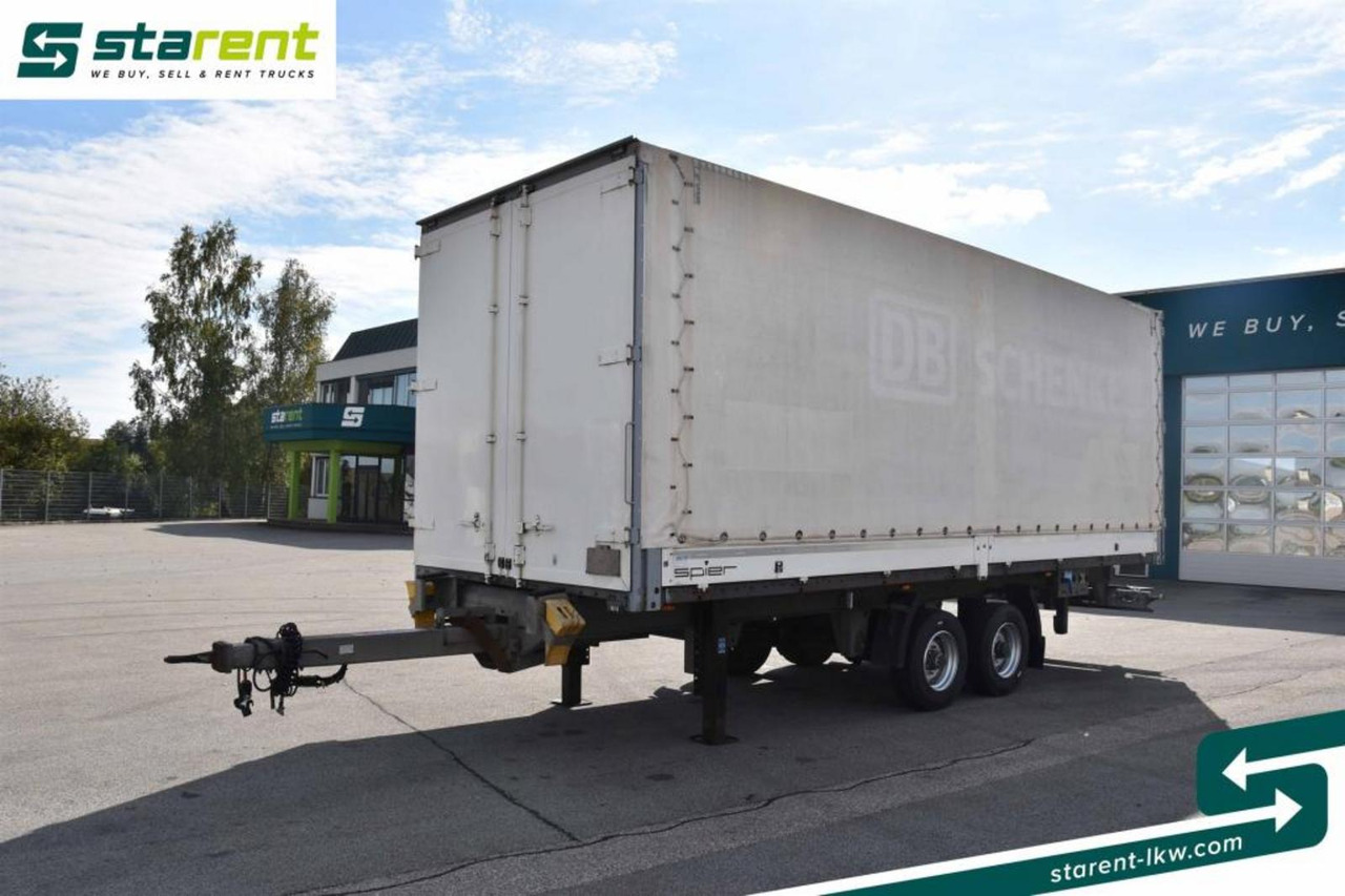 Spier Planen Tandemanhänger Durchladesys - Frontportalt. - Rơ moóc mui bạt: hình 1 Spier Planen Tandemanhänger Durchladesys - Frontportalt. - Rơ moóc mui bạt: hình 1