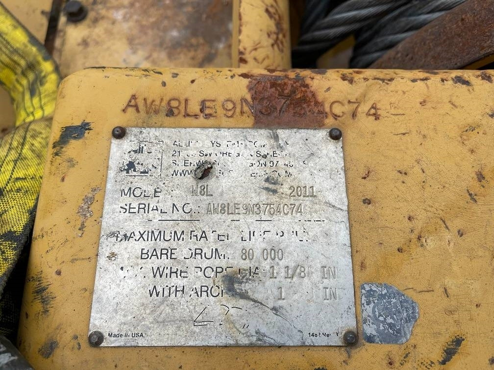 Allied systems w8l winch for cat d8 - Tay quay cho Máy ủi: hình 5 Allied systems w8l winch for cat d8 - Tay quay cho Máy ủi: hình 5