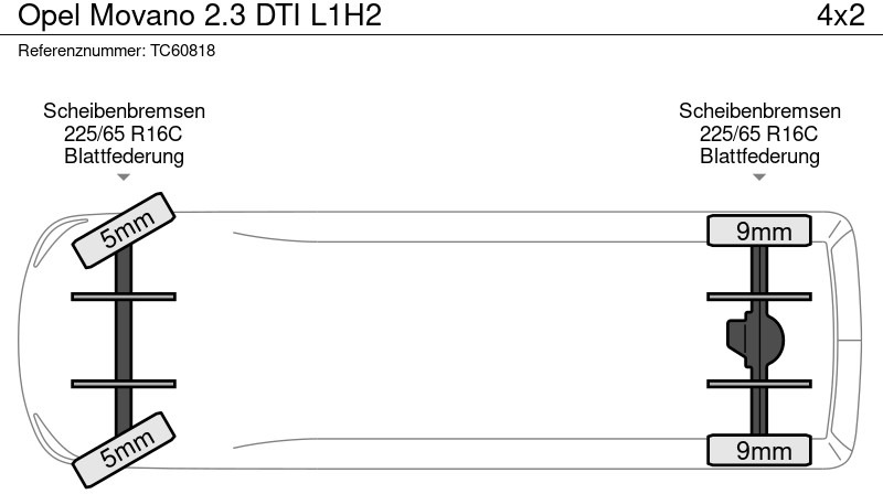 Opel Movano 2.3 DTI L1H2 - Xe van nhỏ gọn: hình 5 Opel Movano 2.3 DTI L1H2 - Xe van nhỏ gọn: hình 5