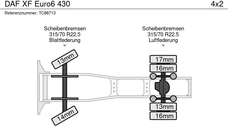 Xe đầu kéo DAF XF Euro6 430: hình 8