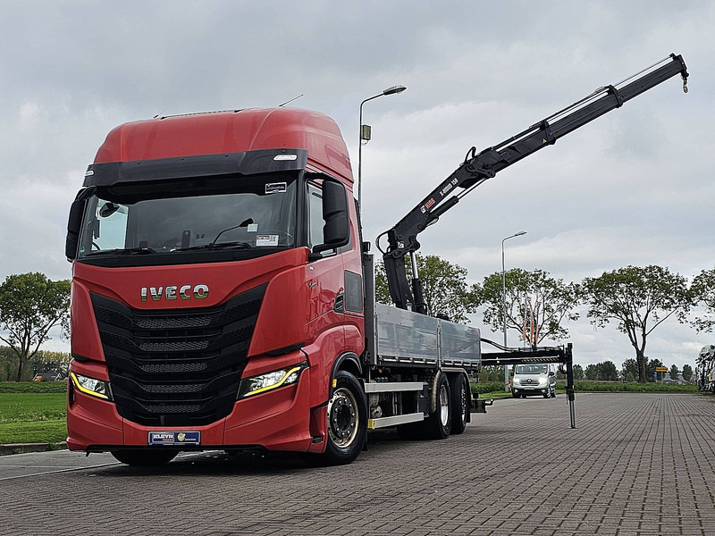 Iveco S-WAY AS260S46 6X2-4 INTARDER HIAB - Xe tải thùng lửng/ Phẳng, Xe cẩu tự hành: hình 1 Iveco S-WAY AS260S46 6X2-4 INTARDER HIAB - Xe tải thùng lửng/ Phẳng, Xe cẩu tự hành: hình 1