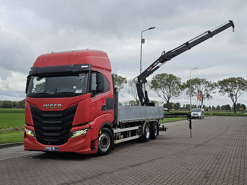 Iveco S-WAY AS260S46 6X2-4 INTARDER HIAB - Xe tải thùng lửng/ Phẳng, Xe cẩu tự hành: hình 2 Iveco S-WAY AS260S46 6X2-4 INTARDER HIAB - Xe tải thùng lửng/ Phẳng, Xe cẩu tự hành: hình 2