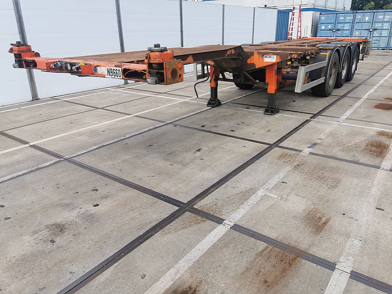 Nooteboom FT 43 03 V lift axle; BPW - Xe chở container/ Sơ mi rơ moóc hoán đổi thân: hình 1 Nooteboom FT 43 03 V lift axle; BPW - Xe chở container/ Sơ mi rơ moóc hoán đổi thân: hình 1