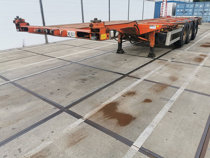 Nooteboom FT 43 03 V lift axle; BPW - Xe chở container/ Sơ mi rơ moóc hoán đổi thân: hình 1 Nooteboom FT 43 03 V lift axle; BPW - Xe chở container/ Sơ mi rơ moóc hoán đổi thân: hình 1