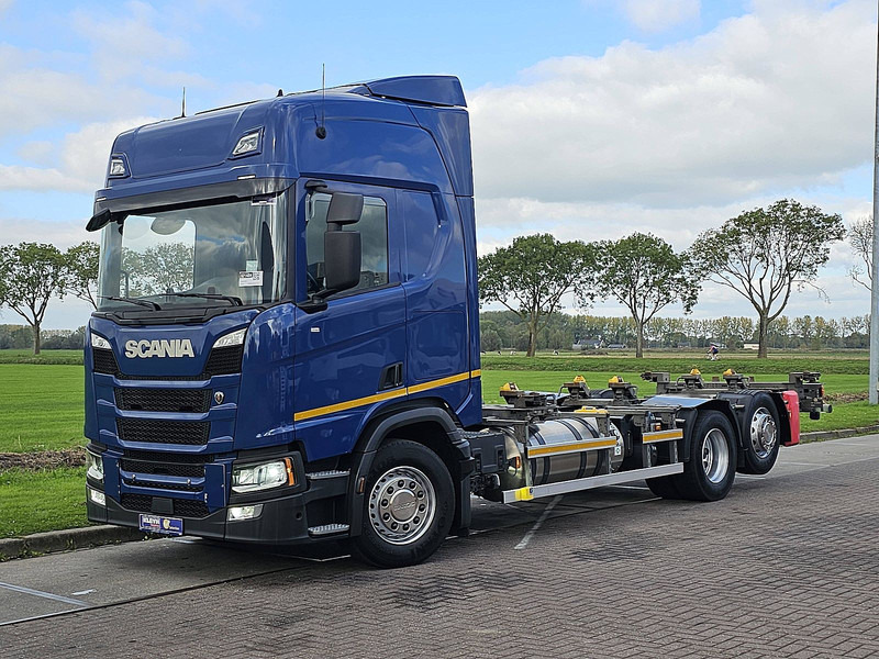 Scania R410 6X2*4 RETAR. LNG GAS - Xe chở container/ Xe tải hoán đổi thân: hình 2 Scania R410 6X2*4 RETAR. LNG GAS - Xe chở container/ Xe tải hoán đổi thân: hình 2