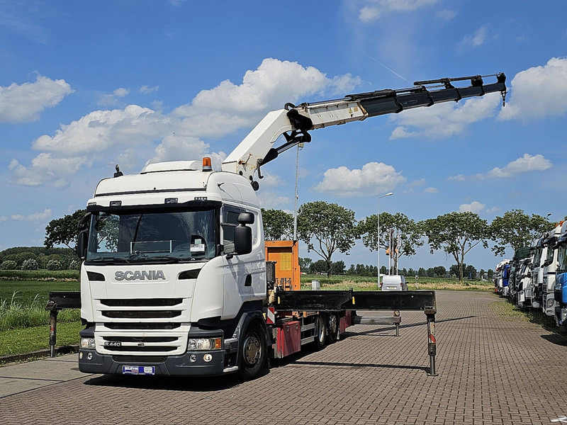 Scania R440 6X2*4 HMF 5020 K5 - Xe tải thùng lửng/ Phẳng, Xe cẩu tự hành: hình 2 Scania R440 6X2*4 HMF 5020 K5 - Xe tải thùng lửng/ Phẳng, Xe cẩu tự hành: hình 2