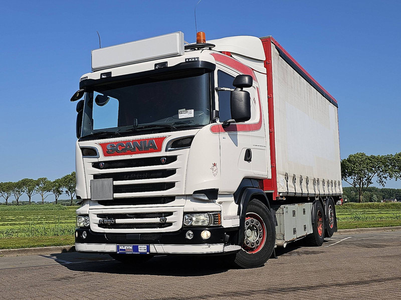 Scania R520 6X2 V8 LEATHER - Xe tải thùng mui bạt: hình 1 Scania R520 6X2 V8 LEATHER - Xe tải thùng mui bạt: hình 1