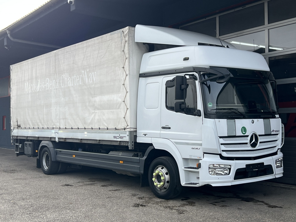 Mercedes-Benz Atego 1230 Klima ACC Schlafkabine 7,2m P+P LBW - Xe tải thùng mui bạt: hình 1 Mercedes-Benz Atego 1230 Klima ACC Schlafkabine 7,2m P+P LBW - Xe tải thùng mui bạt: hình 1