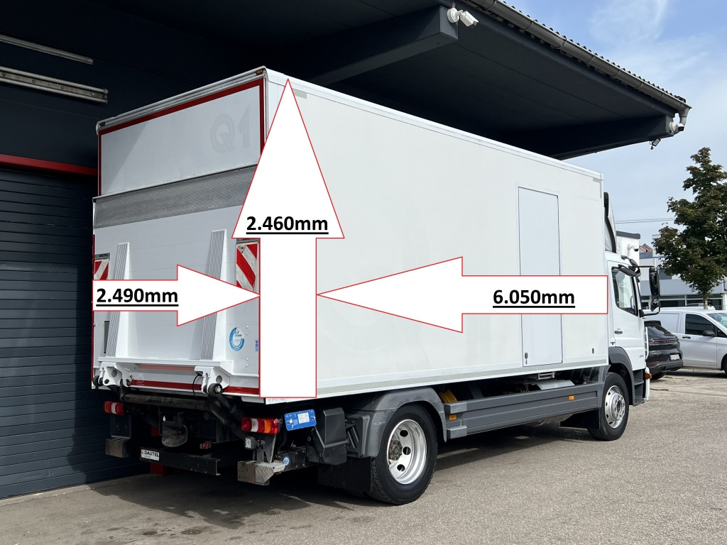 Xe tải hộp Mercedes-Benz Atego 1530 Euro6 Klima 6m Koffer AHK Orig.177tkm: hình 11
