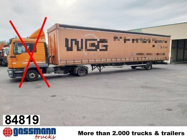Ackermann PS-F 9/10.6 E SPS, Edscha-Verdeck - Sơ mi rơ moóc thùng lửng/ Phẳng: hình 1 Ackermann PS-F 9/10.6 E SPS, Edscha-Verdeck - Sơ mi rơ moóc thùng lửng/ Phẳng: hình 1