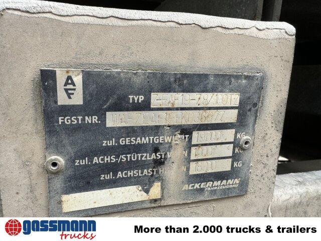 Ackermann Z-EAF 19-7,8/100TZ, Verzinkt - Xe chở container/ Rơ moóc hoán đổi thân: hình 3 Ackermann Z-EAF 19-7,8/100TZ, Verzinkt - Xe chở container/ Rơ moóc hoán đổi thân: hình 3