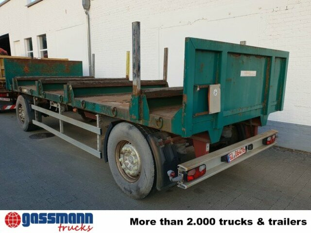 Anhänger Pritsche Plateau, Rungen, 3x vorh. - Rơ moóc thùng lửng/ Phẳng: hình 2 Anhänger Pritsche Plateau, Rungen, 3x vorh. - Rơ moóc thùng lửng/ Phẳng: hình 2