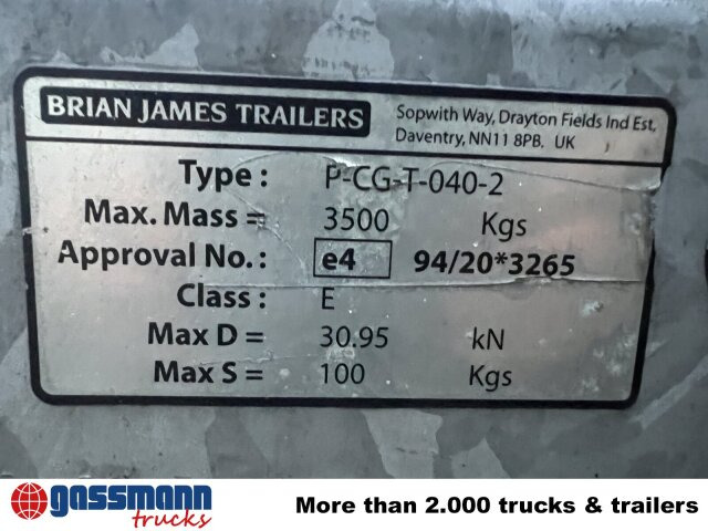 Brian James CarGO Connect, Plane, Winde - Rơ moóc thùng thấp: hình 3 Brian James CarGO Connect, Plane, Winde - Rơ moóc thùng thấp: hình 3