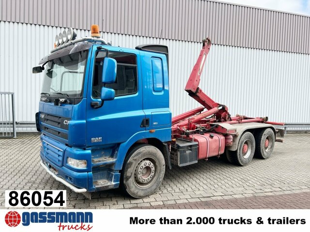 DAF AT 85.460 6x4, Abrollkipper Palfinger T20 - Xe tải nâng móc, Xe cẩu tự hành: hình 1 DAF AT 85.460 6x4, Abrollkipper Palfinger T20 - Xe tải nâng móc, Xe cẩu tự hành: hình 1
