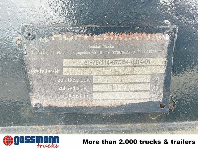 Hüffermann HSA 18.70 Schlittenabroller - Rơ moóc thùng chứa: hình 3 Hüffermann HSA 18.70 Schlittenabroller - Rơ moóc thùng chứa: hình 3