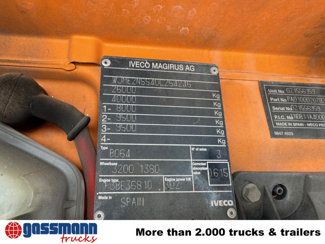 Iveco AD260T41 6x4, EEV - Xe tải khung gầm: hình 5 Iveco AD260T41 6x4, EEV - Xe tải khung gầm: hình 5