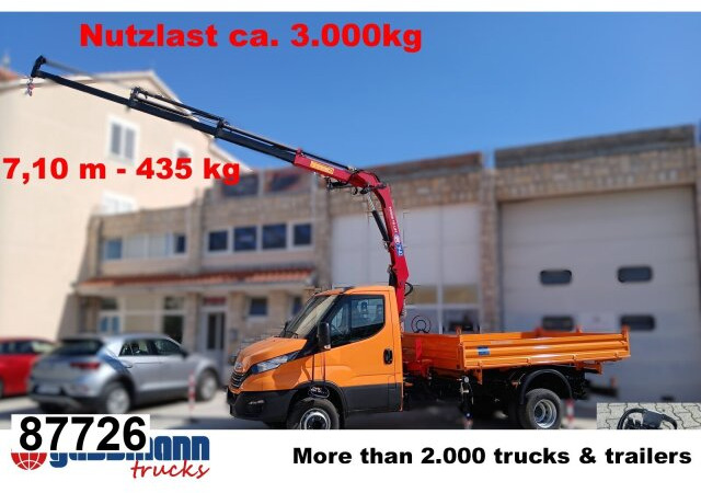 Iveco Daily 70C18H 4x2 mit Kran HMF 340-K3, Funk - Xe ben, Xe cẩu tự hành: hình 1 Iveco Daily 70C18H 4x2 mit Kran HMF 340-K3, Funk - Xe ben, Xe cẩu tự hành: hình 1