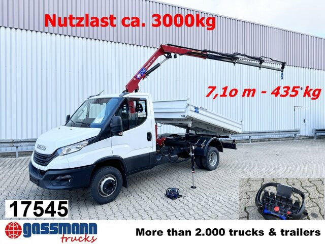 Iveco Daily 70C18H 4x2 mit Kran HMF 340-K3, Funk - Xe ben, Xe cẩu tự hành: hình 1 Iveco Daily 70C18H 4x2 mit Kran HMF 340-K3, Funk - Xe ben, Xe cẩu tự hành: hình 1