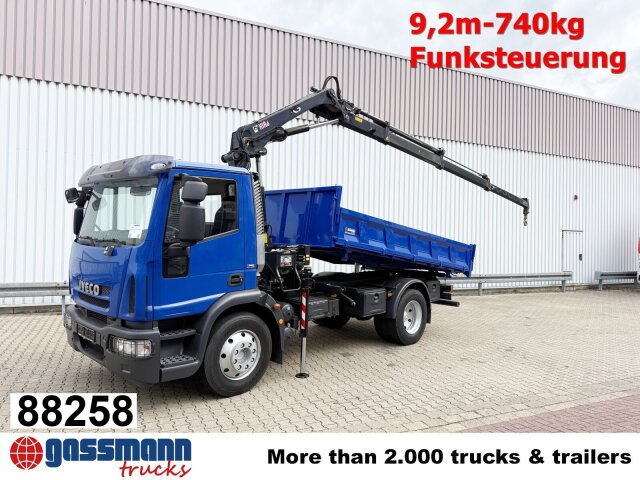 Iveco EuroCargo ML120E28K 4x2 mit Kran Hiab XS088 ES-3 - Xe ben, Xe cẩu tự hành: hình 1 Iveco EuroCargo ML120E28K 4x2 mit Kran Hiab XS088 ES-3 - Xe ben, Xe cẩu tự hành: hình 1