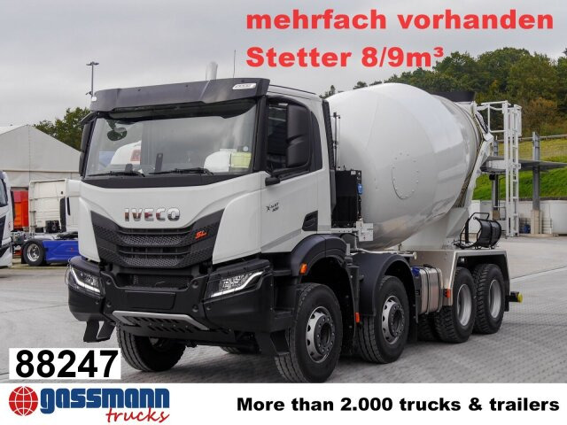 Iveco X-Way AD360X40BZ 8x4, Stetter 8/9m³ - Xe trộn bê tông: hình 1 Iveco X-Way AD360X40BZ 8x4, Stetter 8/9m³ - Xe trộn bê tông: hình 1