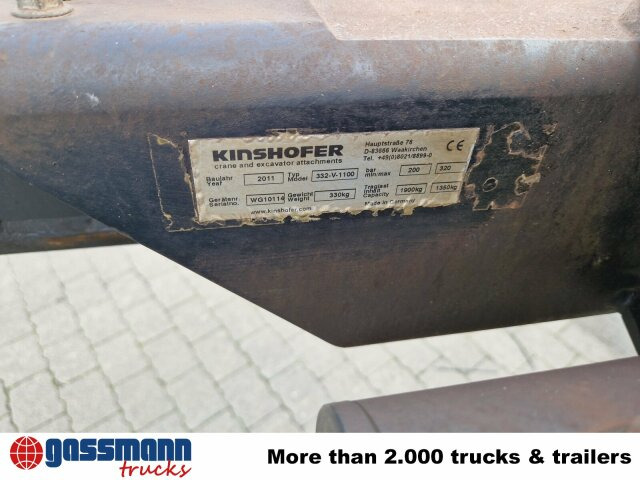 Kinshofer 332V -1100 Drehservo, Bj.2011 - Ngàm kẹp: hình 3 Kinshofer 332V -1100 Drehservo, Bj.2011 - Ngàm kẹp: hình 3